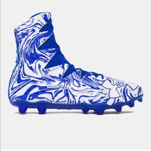 all blue under armour cleats